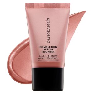 bareMinerals Complexion Rescue Liquid Blonzer, Blush & Bronzer Hybrid, Bronzer Blush for a Sun-Kissed Glow, Buildable Color, Gel-Cream, Dermatologist-Tested, Multi-tasking Skincare Infused Makeup