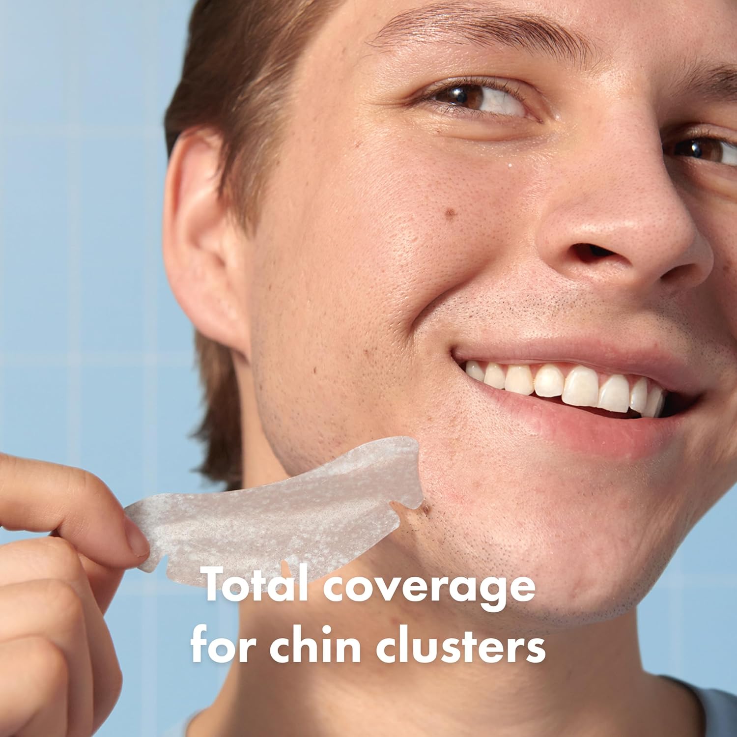 Mighty Patch Hero Cosmetics Chin Patch - XL Contoured Hydrocolloid Chin Patch for Blemishes and Pimples - Non-Irritating (10 Count) - Image 3