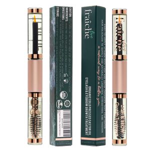 Lash Serum Mascara Tube DOUBLE PACK - Natural Eyelash Serum for Growth, Conditioning &Treatment - Eyelash Growth with Organic Castor Oil to Grow Brows with Eyeliner & Brush