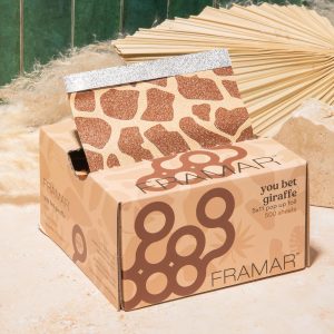 Framar Giraffe Hair Foils For Highlighting - Pop Up Hair Foil, Aluminum Foil Sheets, Salon Foils For Hair Stylist, Hair Dye Supplies, Non Slip 500 Pop Up Sheets