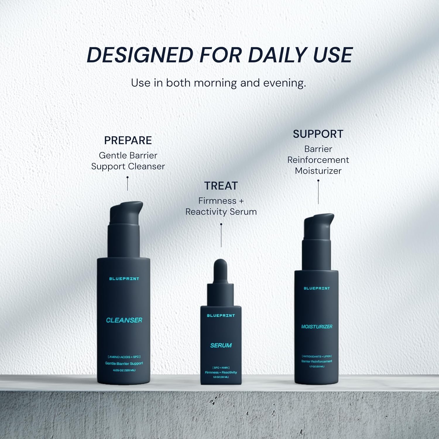 Blueprint Bryan Johnson Facial Serum with SFC & NMN – Age Defying Serum for Fine Lines, Firmness & Hydration – Longevity-Inspired Skin Care for Radiant, Youthful Skin – Fragrance Free & Vegan Formula - Image 2