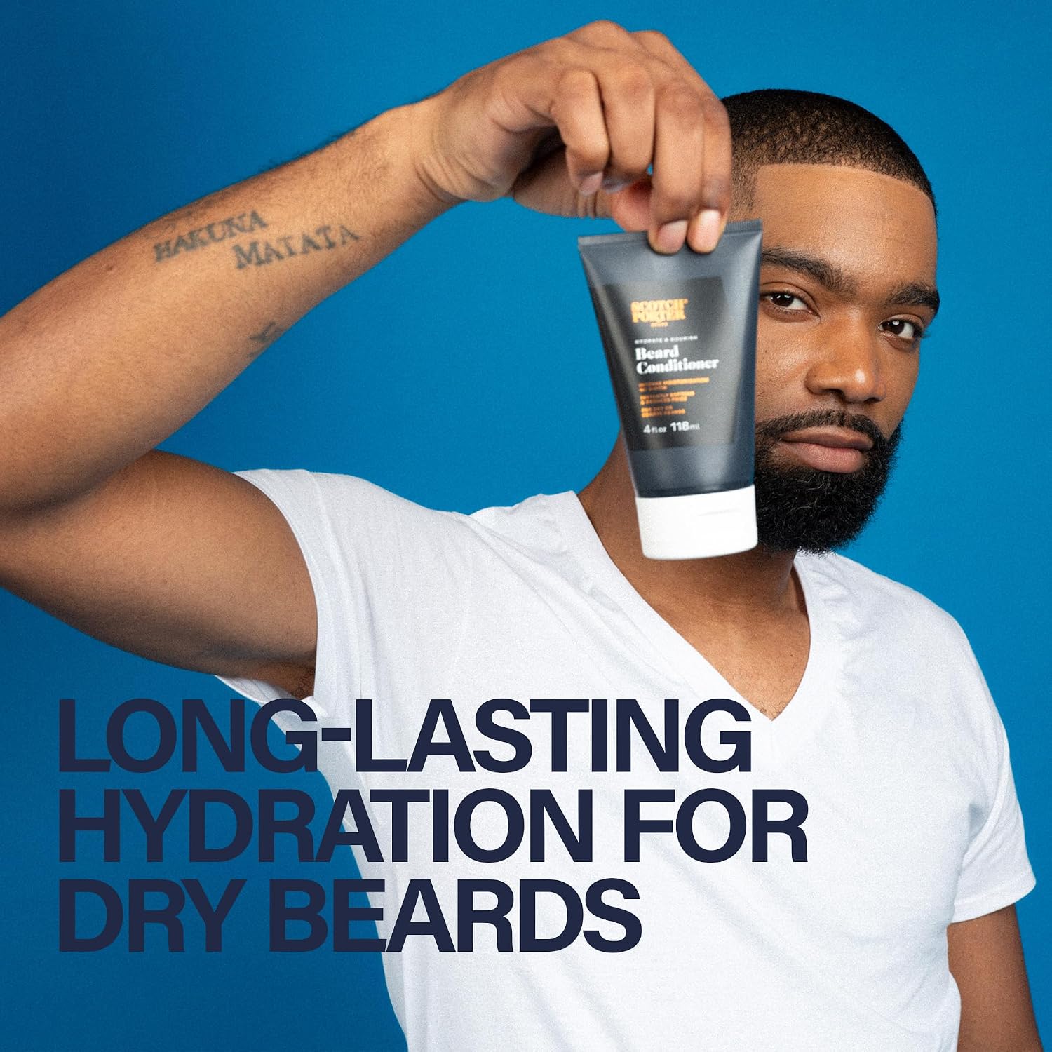Scotch Porter Hydrate & Nourish Beard Conditioner for Men, Original, 2-Pack | Long-Lasting Moisture Helps Strengthen, Reduce Frizz & Promote Healthy Hair Growth for Dull, Dry, Coarse Beards, 2 x 7.1 Oz. - Image 3