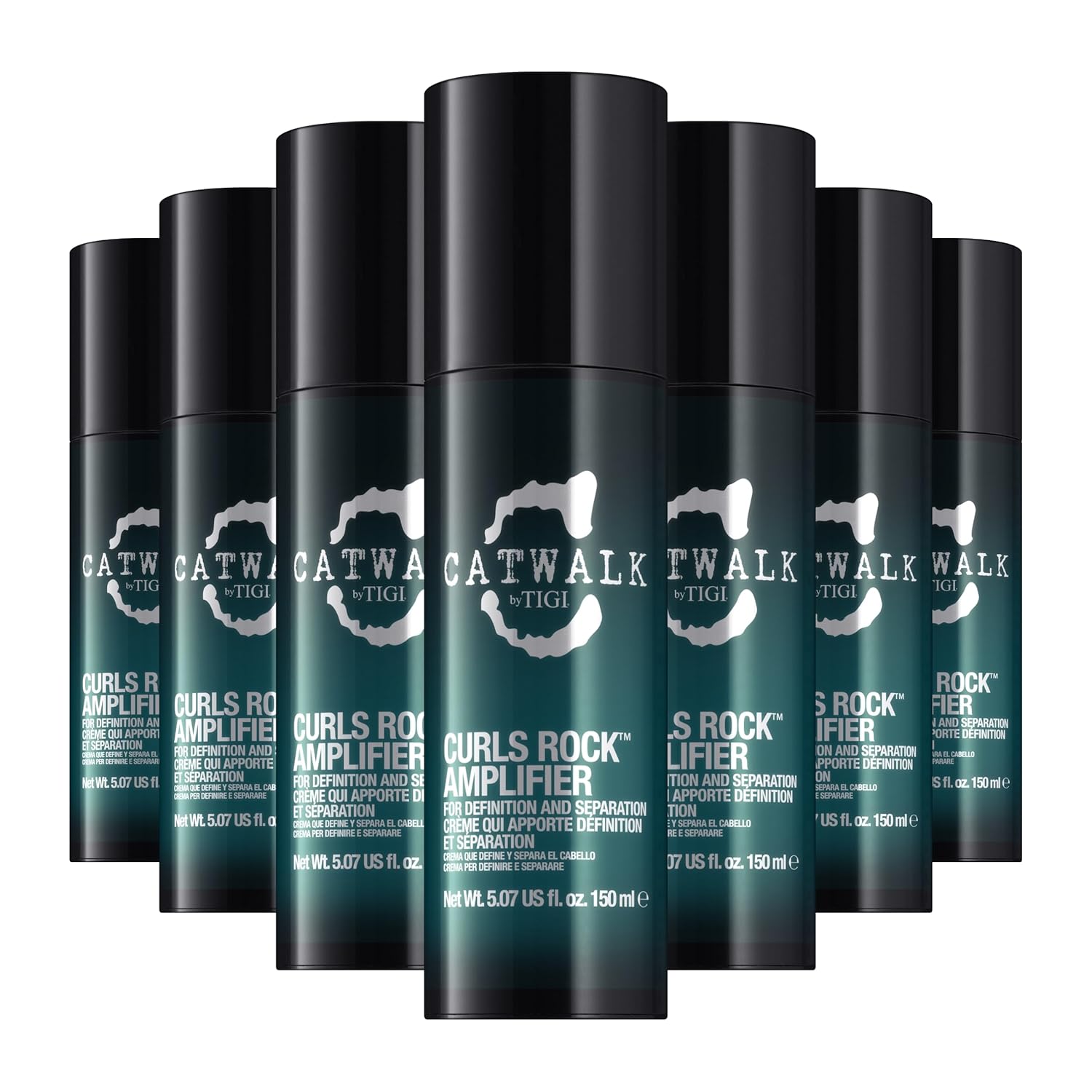 Catwalk Curls Rock Amplifier Shaping Cream by TIGI 2-Pack – Curl Cream for Defining Wavy, Curly Hair – Flexible Hold, Frizz Control + Anti-Humidity, Scented, 5.07 Oz Ea