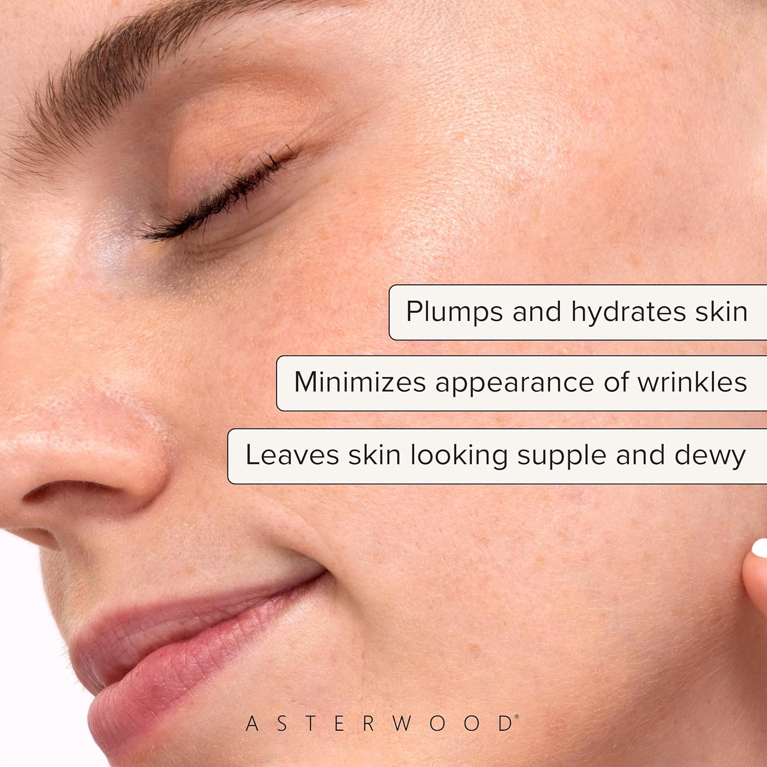 Asterwood Pure Hyaluronic Acid Serum for Face - Plumping, Anti-Aging, Hydrating - Fragrance-Free - 8 Fl Oz - Image 3