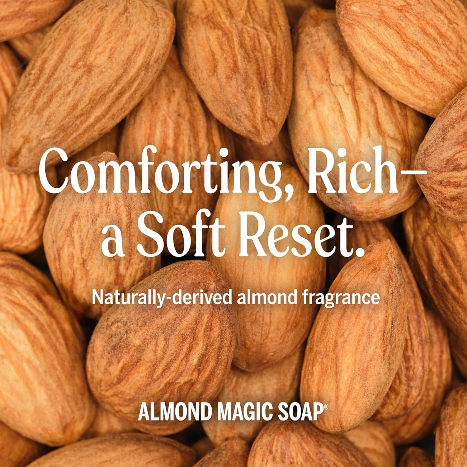 Dr. Bronner's Pure-Castile Magic Liquid Soap (Almond, 32 Ounce, 2-Pack)- Made with Regenerative Organic Certified Oils, 18-in1 Uses: Face, Hair, Hand & Body Soap, Laundry, Pets- Concentrated, Vegan - Image 3