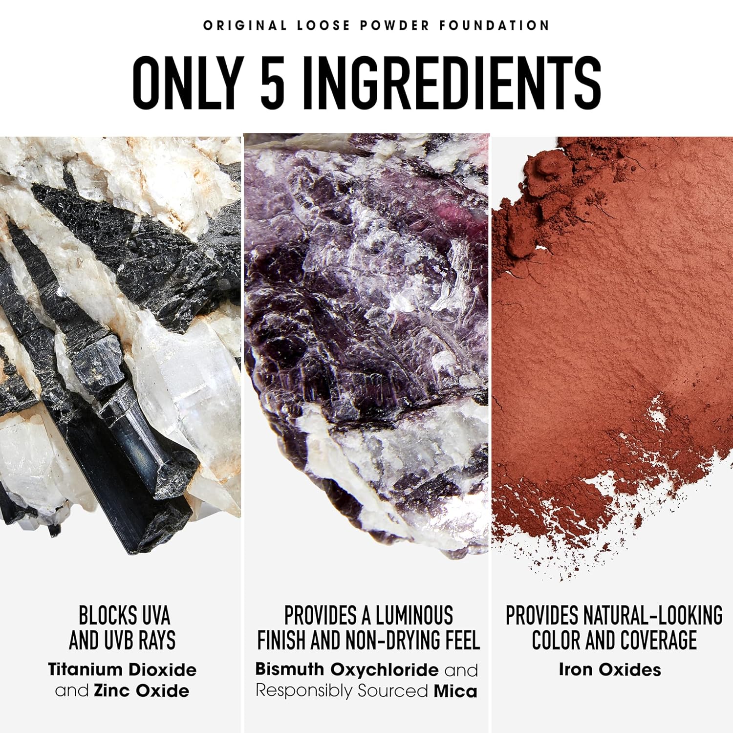 bareMinerals Original Get Started Kit, 3-Piece Makeup Set Includes Full-Sized Original Loose Mineral Foundation SPF 15, Travel-Sized Beautiful Finish Brush & Original Mineral Veil Setting Powder - Image 2