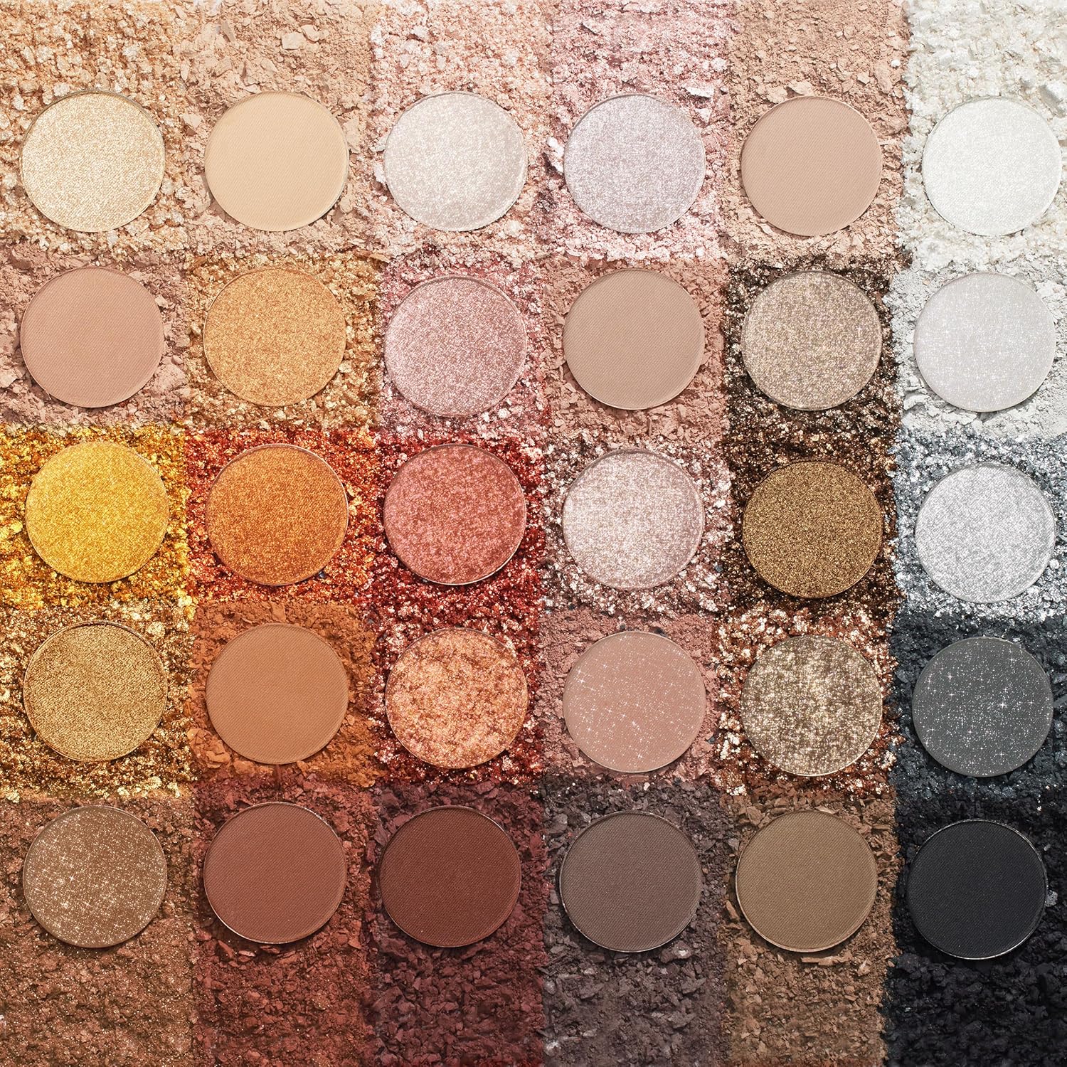 ColourPop Eyeshadow Palette - Eye Makeup Palette with Matte, Metallic, Matte Sparkle & Glitter Finishes - High-Pigment Eye Makeup with a Long-Wearing Formula - Precious Metals (1.16 oz) - Image 2